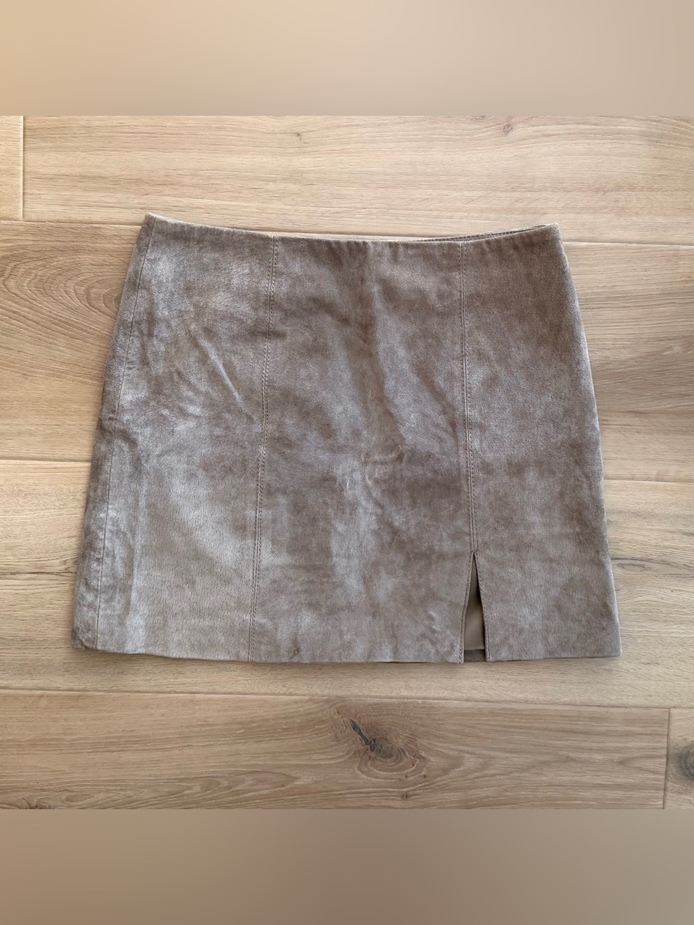 Blank NYC Brown Suede Mini Skirt Size 28